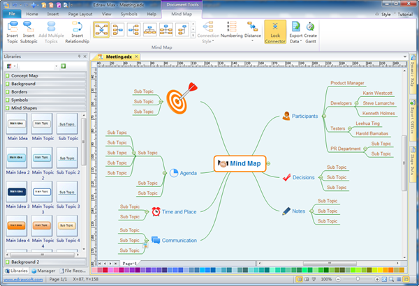 edraw mind map software